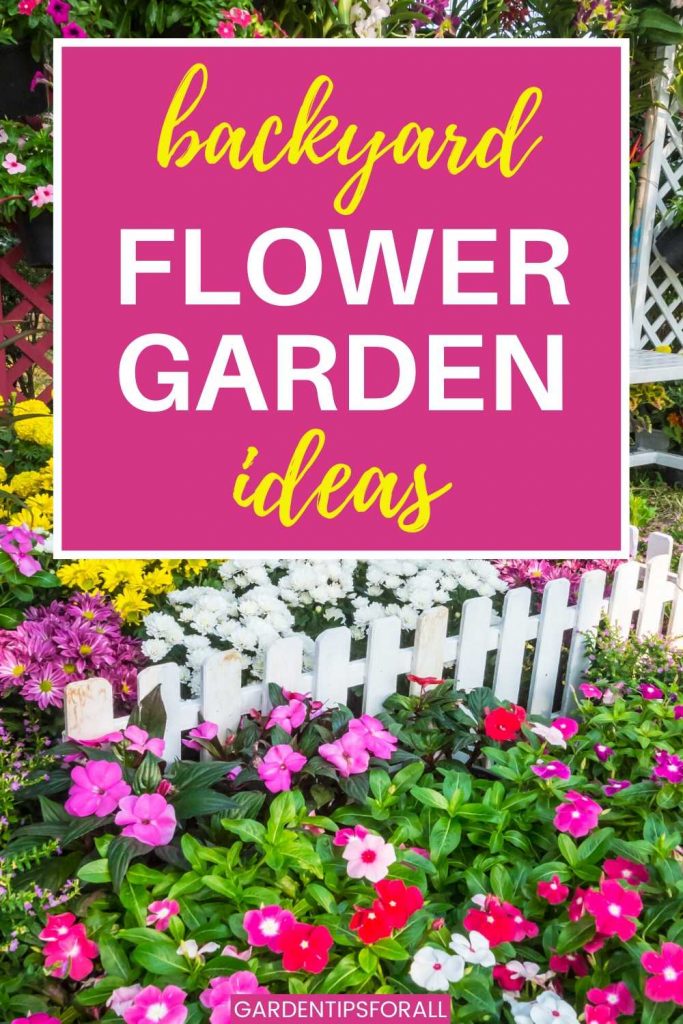 Simple flower garden ideas for backyard