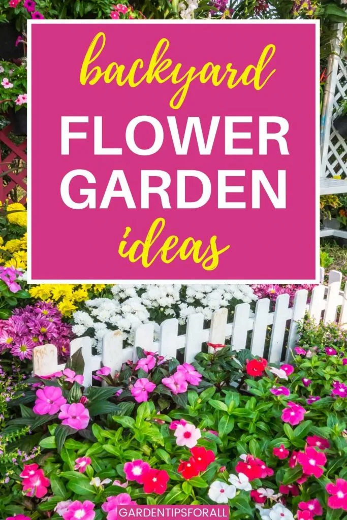 Simple flower garden ideas for backyard