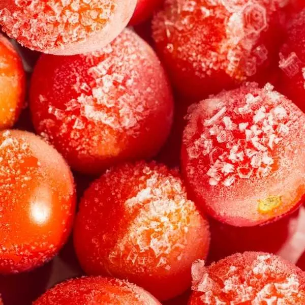 Frozen tomatoes